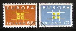 Potovn znmky Island 1963 Evropa CEPT Mi# 373-74 