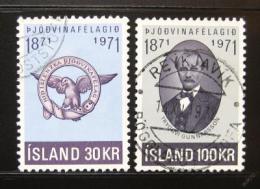 Potovn znmka Island 1971 Spolenost patriot Mi# 455-56