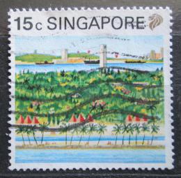 Potovn znmka Singapur 1990 Sentosa Mi# 599