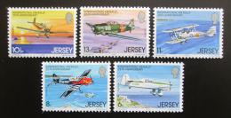 Potovn znmky Jersey 1979 Letadla Mi# 198-202
