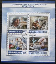 Potovn znmky Niger 2017 Matka Tereza Mi# 5092-95 Kat 13