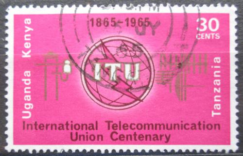 Potovn znmka K-U-T 1965 ITU, 100. vro Mi# 140