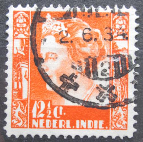 Potovn znmka Nizozemsk Indie 1933 Krlovna Wilhelmina Mi# 194