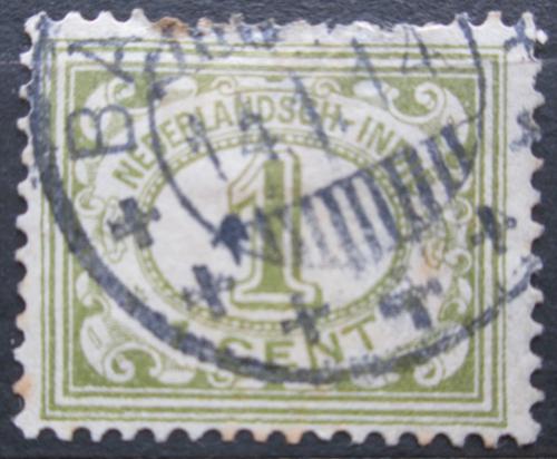 Potovn znmka Nizozemsk Indie 1913 Nominln hodnota Mi# 108
