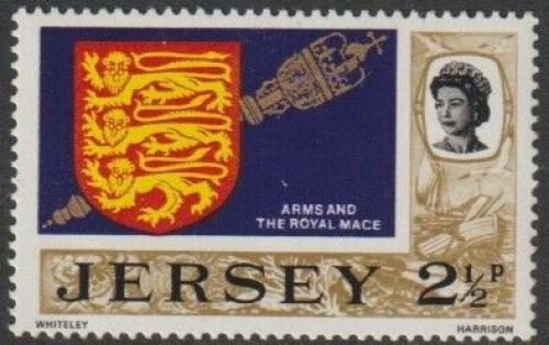 Potovn znmka Jersey 1970 Znak Mi# 38