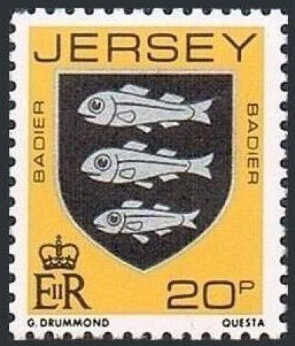 Potovn znmka Jersey 1981 Erb rodiny Badier Mi# 269 - zvtit obrzek