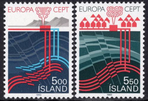 Potovn znmky Island 1983 Evropa CEPT, velk dla civilizace Mi# 598-99 Kat 7