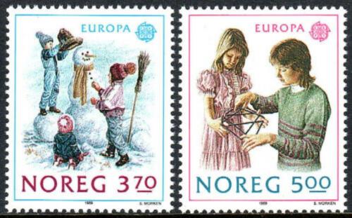 Potovn znmky Norsko 1989 Evropa CEPT, dtsk hry Mi# 1019-20