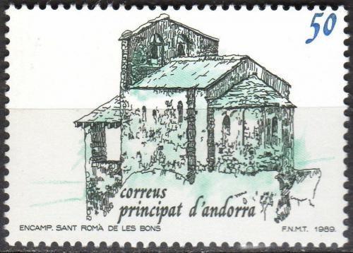 Potovn znmka Andorra p. 1989 Kaple Sant Romà de les Bons Mi# 211