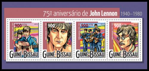 Potovn znmky Guinea-Bissau 2015 John Lennon, The Beatles Mi# 8016-19 Kat 14