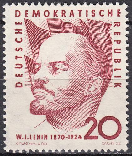 Potovn znmka DDR 1960 V. I. Lenin Mi# 762