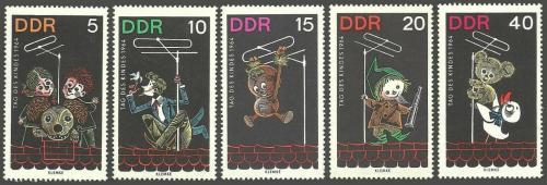 Potovn znmky DDR 1964 Den dt Mi# 1025-29