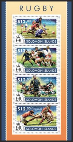 Potovn znmky alamounovy ostrovy 2015 Rugby Mi# 3242-45 Kat 17