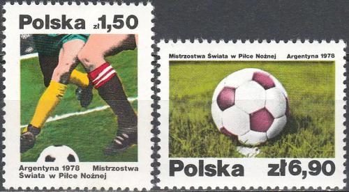 Potovn znmky Polsko 1978 MS ve fotbale Mi# 2557-58 - zvtit obrzek