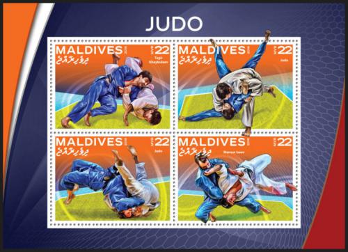 Potovn znmky Maledivy 2016 Judo Mi# 6399-6402 Kat 11