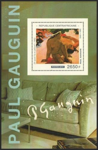 Potovn znmka SAR 2015 Umn, Paul Gauguin Mi# Block 1367 Kat 12