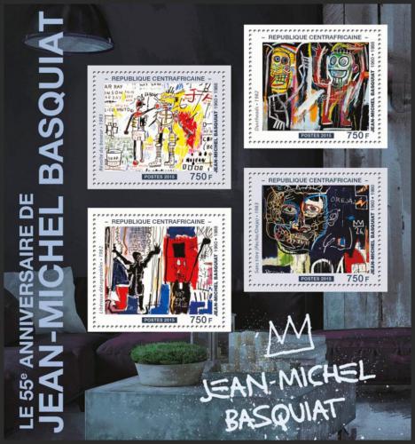 Potovn znmky SAR 2015 Umn, Jean-Michel Basquiat Mi# 5740-43 Kat 14