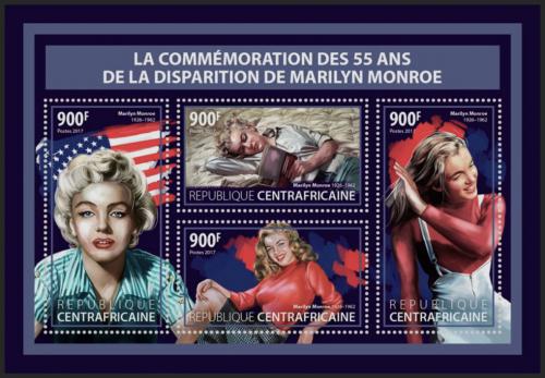 Potovn znmky SAR 2017 Marilyn Monroe Mi# 7300-03 Kat 16