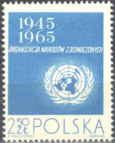 Potovn znmka Polsko 1965 OSN, 20. vro Mi# 1631