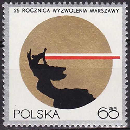 Potovn znmka Polsko 1970 Osvobozen Varavy, 25. vro Mi# 1986