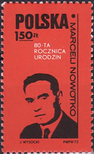 Potovn znmka Polsko 1973 Marceli Nowotko Mi# 2262