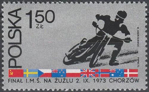 Potovn znmka Polsko 1973 MS v ploch drze Mi# 2273