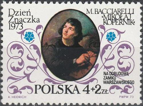 Potovn znmka Polsko 1973 Mikul Kopernik Mi# 2274
