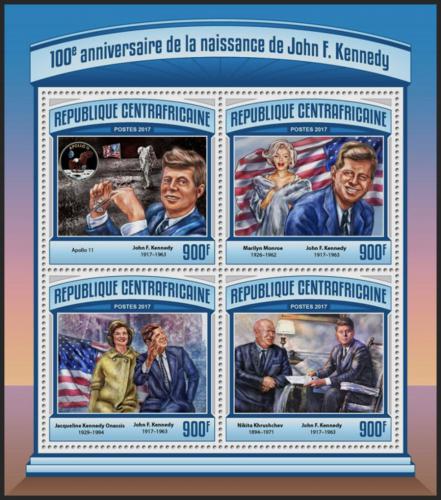 Potovn znmky SAR 2017 Prezident John F. Kennedy Mi# 6790-93 Kat 16