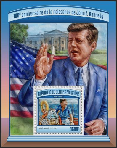 Potovn znmka SAR 2017 Prezident John F. Kennedy Mi# Block 1579 Kat 16