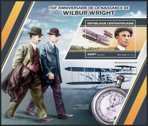 Potovn znmka SAR 2017 Wilbur Wright Mi# Block 1613 Kat 16