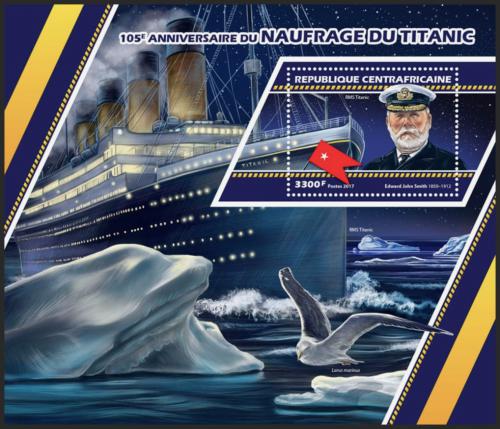 Potovn znmka SAR 2017 Titanic Mi# Block 1616 Kat 15