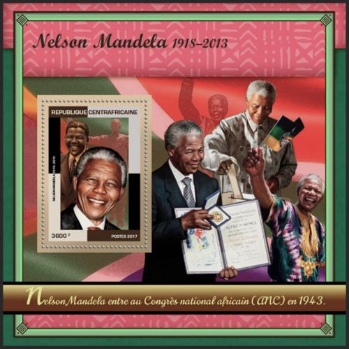 Potovn znmka SAR 2017 Nelson Mandela Mi# Block 1626 Kat 16