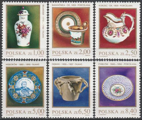 Potovn znmky Polsko 1981 Porceln Mi# 2739-44