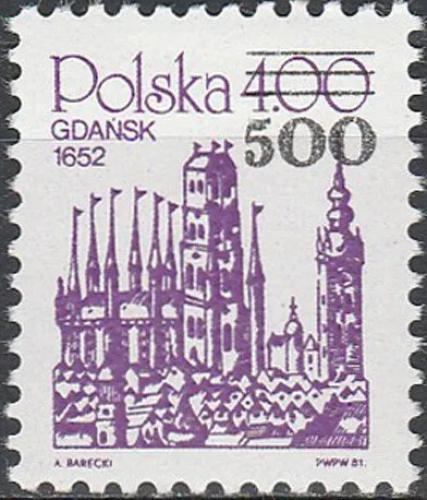 Potovn znmka Polsko 1989 Gdask petisk Mi# 3234