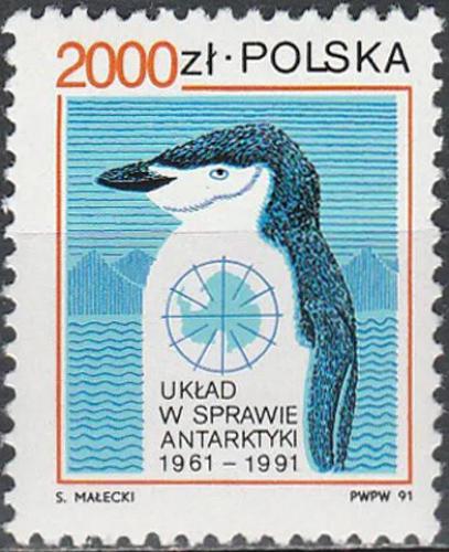 Potovn znmka Polsko 1991 Tuk uzdikov Mi# 3336 - zvtit obrzek