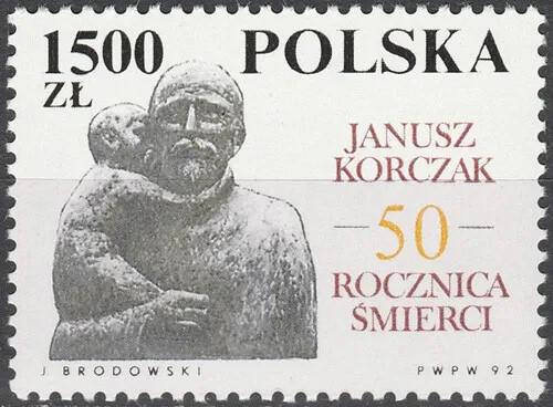 Potovn znmka Polsko 1992 Janusz Korczak Mi# 3393 - zvtit obrzek