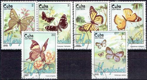 Potovn znmky Kuba 1991 Motli Mi# 3452-57