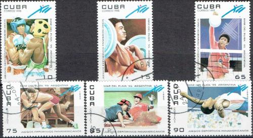 Potovn znmky Kuba 1995 Pan-americk hry Mi# 3802-07