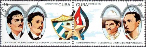 Potovn znmky Kuba 1997 Generlov Mi# 4012-13