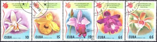 Potovn znmky Kuba 1998 Orchideje Mi# 4144-48