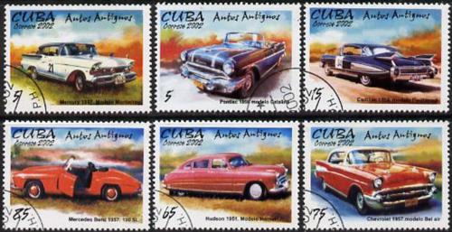 Potovn znmky Kuba 2002 Star automobily Mi# 4461-66 Kat 7.50 - zvtit obrzek