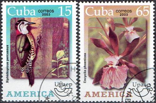 Potovn znmky Kuba 2003 Fauna a flra Mi# 4557-58