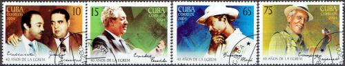 Potovn znmky Kuba 2004 Hudebn studio Mi# 4599-4602