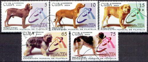 Potovn znmky Kuba 2004 Psi Mi# 4603-07