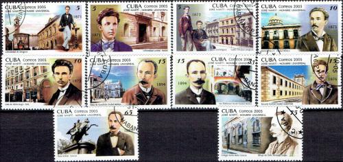 Potovn znmky Kuba 2005 Jos Mart Mi# 4741-50
