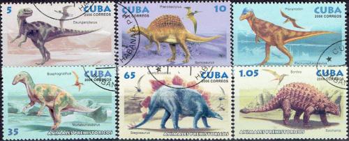 Potovn znmky Kuba 2006 Dinosaui Mi# 4796-4801