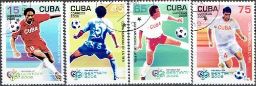 Potovn znmky Kuba 2006 MS ve fotbale Mi# 4803-06