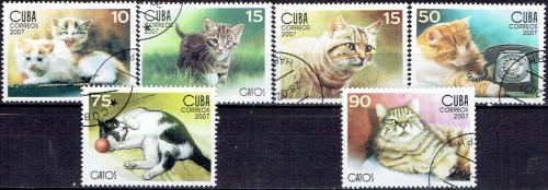 Potovn znmky Kuba 2007 Domc koky Mi# 4897-4902