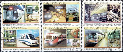 Potovn znmky Kuba 2008 Metro Mi# 5037-42 Kat 6