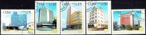Potovn znmky Kuba 2008 Hotely Mi# 5057-61